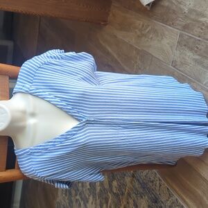 Blue stripe tunic